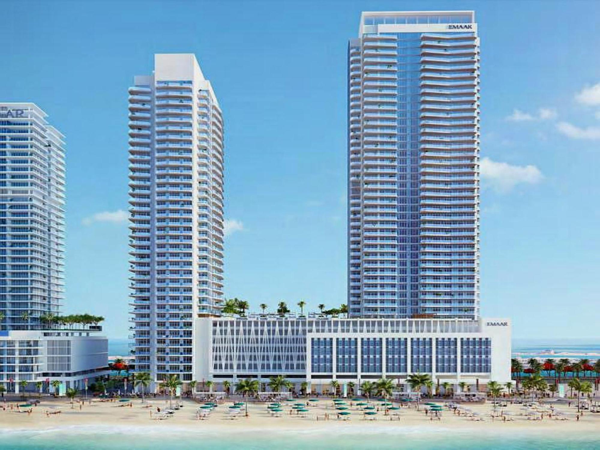 Ultra Luxury Emaar Beachfront - Private Beach And Pool Dubaj Zewnętrze zdjęcie